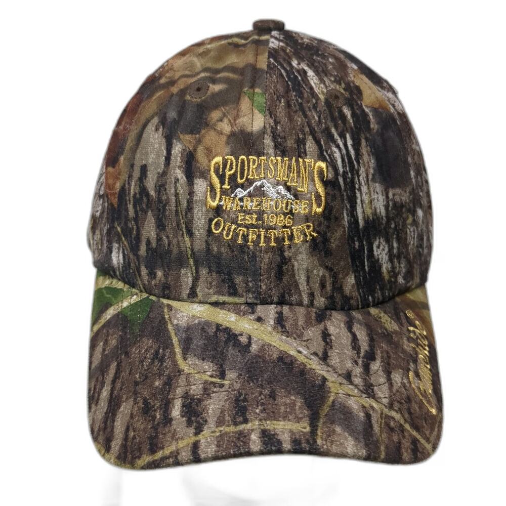 Gamehide Sportsman's Warehouse Baseball Cap Brown One Size Camo Strapback Hat